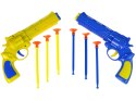LEAN Toys Zestaw Strzelecki Łuk Tarcza na Stojaku 134 cm Kołczan Pistolety