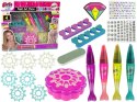 LEAN Toys Zestaw do Malowania Paznokci Lakiery Pisaki Kolorowe Naklejki