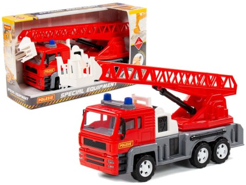 Wader Polesie Samochód Auto Strażacki "Ałmaz" Wysuwana Drabina 70 cm Czerwony 88956