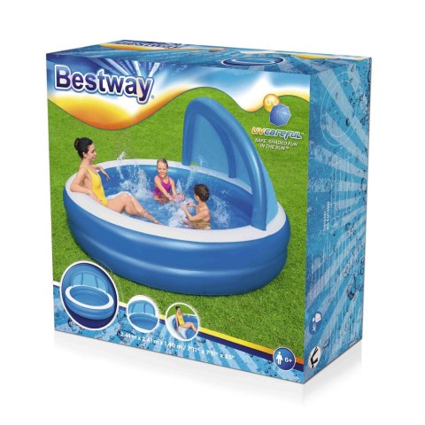 Bestway Basen Dmuchany 185 x 180 x 53 cm Bestway 54337 Bestway Basen Dmuchany 185 x 180 x 53 cm Bestway 54337
