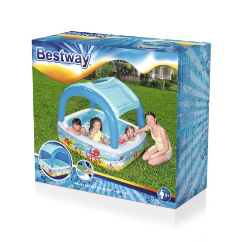Bestway Basen Dmuchany Dla Dzieci Z Daszkiem 140 x 140 x 114 cm Bestway 52192 Bestway Basen Dmuchany Dla Dzieci Z Daszkiem 140 x 140 x 114 cm Bestway 52192