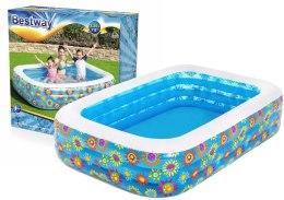 Bestway Basen Dmuchany Kwiaty 229 x 152 x 56 cm Bestway 54120