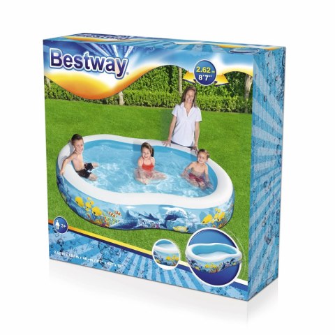 Bestway Basen Dmuchany Ocean 262 x 157 x 46 cm Bestway 54118 Bestway Basen Dmuchany Ocean 262 x 157 x 46 cm Bestway 54118