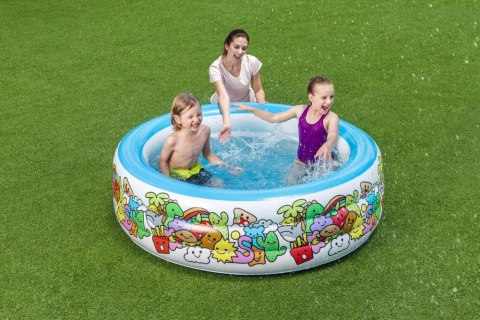 Bestway Basen Dmuchany Okrągły 152 cm x 51 cm Bestway 51121 Bestway Basen Dmuchany Okrągły 152 cm x 51 cm Bestway 51121