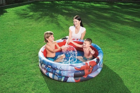 Bestway Basen Dmuchany Spider-Man 122 x 30 cm Bestway 98018 Bestway Basen Dmuchany Spider-Man 122 x 30 cm Bestway 98018