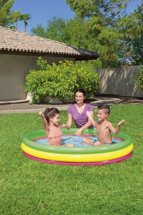 Bestway Basen Dmuchany Tęcza 152 cm x 30 cm Bestway 51103 Bestway Basen Dmuchany Tęcza 152 cm x 30 cm Bestway 51103