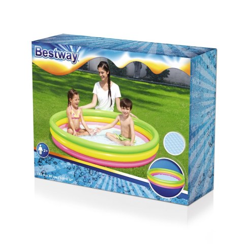 Bestway Basen Dmuchany Tęcza 152 cm x 30 cm Bestway 51103 Bestway Basen Dmuchany Tęcza 152 cm x 30 cm Bestway 51103