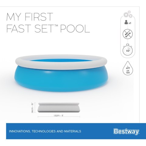 Bestway Basen Ogrodowy Dla Dzieci 152 cm x 38 cm Bestway 57241 Bestway Basen Ogrodowy Dla Dzieci 152 cm x 38 cm Bestway 57241