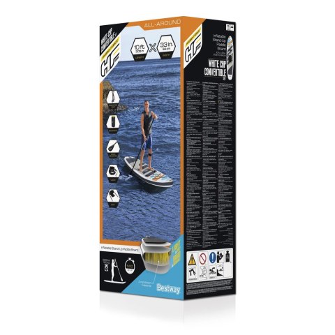 Bestway Deska Sup Hydro-Force 305 x 84 x 12 cm White Cap Bestway 65341 Bestway Deska Sup Hydro-Force 305 x 84 x 12 cm White Cap Bestway 65341