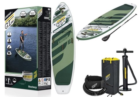 Bestway Deska Sup Hydro-Force Zielona 310 x 86 x 15 cm Bestway 65308 Bestway Deska Sup Hydro-Force Zielona 310 x 86 x 15 cm Bestway 65308