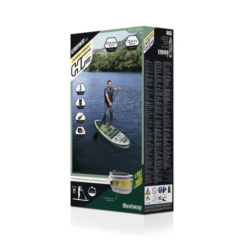 Bestway Deska Sup Hydro-Force Zielona 310 x 86 x 15 cm Bestway 65308 Bestway Deska Sup Hydro-Force Zielona 310 x 86 x 15 cm Bestway 65308