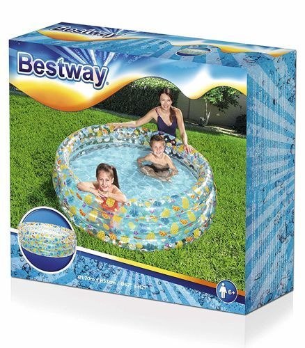 Bestway Dmuchany Basen Owoce 170 cm x 53 cm Bestway 51048 Bestway Dmuchany Basen Owoce 170 cm x 53 cm Bestway 51048