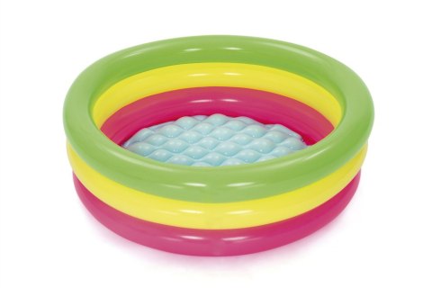 Bestway Dmuchany Basenik Tęczowy 70 cm x 24 cm Bestway 51128 Bestway Dmuchany Basenik Tęczowy 70 cm x 24 cm Bestway 51128