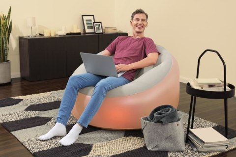 Bestway Dmuchany Fotel Podświetlany 102 x 97 x 71 cm Bestway 75086 Bestway Dmuchany Fotel Podświetlany 102 x 97 x 71 cm Bestway 75086