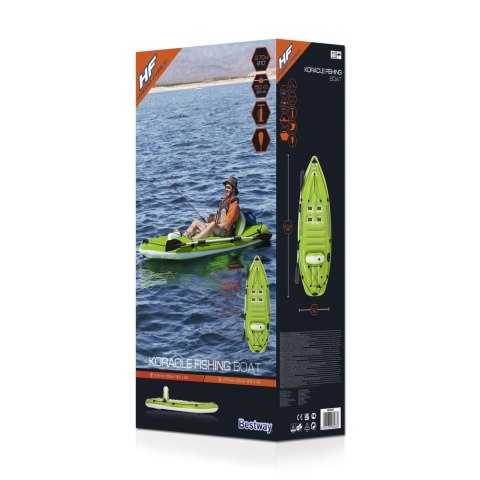 Bestway Dmuchany Kajak Do Łowienia Ryb 270 x 100 cm Bestway 65097 Bestway Dmuchany Kajak Do Łowienia Ryb 270 x 100 cm Bestway 65097