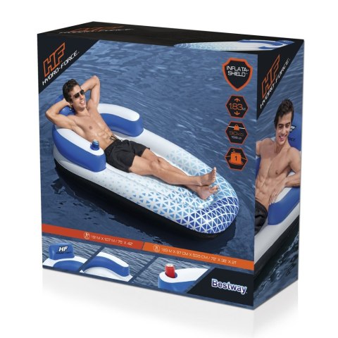 Bestway Dmuchany Materac, Fotel 191 x 107 cm Bestway 43533 Bestway Dmuchany Materac, Fotel 191 x 107 cm Bestway 43533