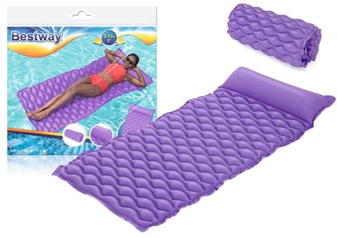 Bestway Dmuchany Materac Plażowy Fioletowy 213 x 86 cm Bestway 44020 Bestway Dmuchany Materac Plażowy Fioletowy 213 x 86 cm Bestway 44020