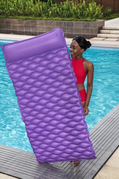 Bestway Dmuchany Materac Plażowy Fioletowy 213 x 86 cm Bestway 44020 Bestway Dmuchany Materac Plażowy Fioletowy 213 x 86 cm Bestway 44020