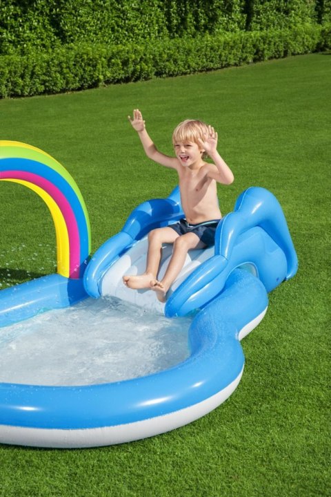 Bestway Dmuchany Plac Zabaw 257 x 145 cm x 91 cm Bestway 53092 Bestway Dmuchany Plac Zabaw 257 x 145 cm x 91 cm Bestway 53092