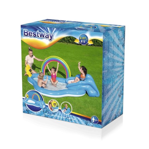 Bestway Dmuchany Plac Zabaw 257 x 145 cm x 91 cm Bestway 53092 Bestway Dmuchany Plac Zabaw 257 x 145 cm x 91 cm Bestway 53092