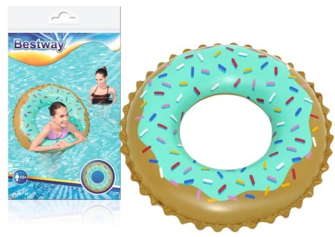 Bestway Koło Do Pływania Donut Miętowy 91 cm Bestway 36300 Bestway Koło Do Pływania Donut Miętowy 91 cm Bestway 36300
