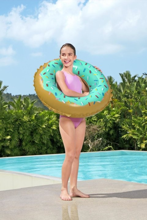 Bestway Koło Do Pływania Donut Miętowy 91 cm Bestway 36300 Bestway Koło Do Pływania Donut Miętowy 91 cm Bestway 36300