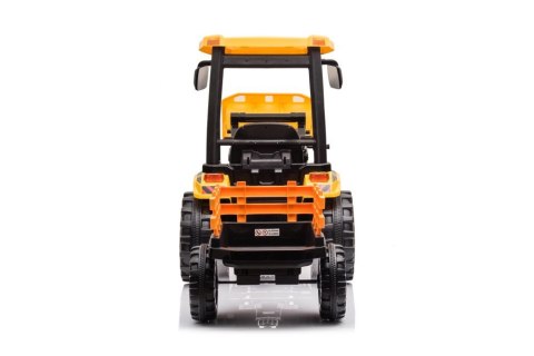 LEAN CARS Traktor Na Akumulator Z Przyczepą Hercules Żółty 24V LEAN CARS Traktor Na Akumulator Z Przyczepą Hercules Żółty 24V