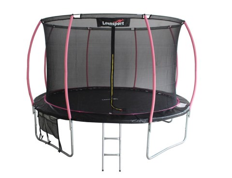 LEAN Sport Trampolina LEAN Sport Max 16ft Czarno-Różowa LEAN Sport Trampolina LEAN Sport Max 16ft Czarno-Różowa