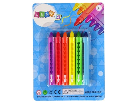 LEAN TOYS Zestaw Kredki Pastelowe Pastele 6 szt. LEAN TOYS Zestaw Kredki Pastelowe Pastele 6 szt.