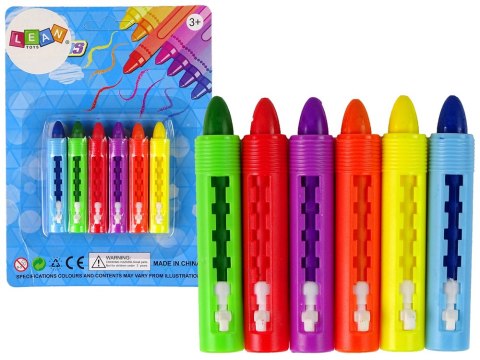 LEAN TOYS Zestaw Kredki Pastelowe Pastele 6 szt. LEAN TOYS Zestaw Kredki Pastelowe Pastele 6 szt.