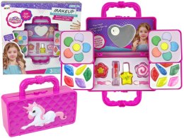 LEAN Toys Mała Torebka Jednorożec Zestaw Makijaż Cienie do Powiek Błyszczyki