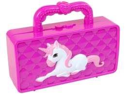 LEAN Toys Mała Torebka Jednorożec Zestaw Makijaż Cienie do Powiek Błyszczyki