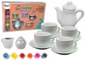 LEAN Toys Zestaw Do Herbaty DIY Farby Malowanie Porcelana