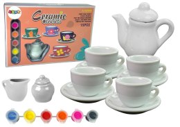 LEAN Toys Zestaw Do Herbaty DIY Farby Malowanie Porcelana