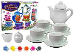 LEAN Toys Zestaw Kreatywny Do Herbaty DIY Farby Porcelana
