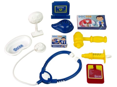 LEAN Toys Zestaw Lekarski W Walizce Doktor Stetoskop Strzykawka LEAN Toys Zestaw Lekarski W Walizce Doktor Stetoskop Strzykawka
