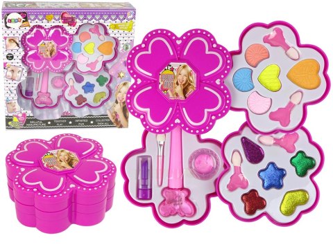 LEAN Toys Zestaw Piękności Dla Dzieci Makijaż Paletka Kwiatuszek LEAN Toys Zestaw Piękności Dla Dzieci Makijaż Paletka Kwiatuszek