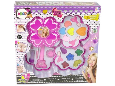 LEAN Toys Zestaw Piękności Dla Dzieci Makijaż Paletka Kwiatuszek LEAN Toys Zestaw Piękności Dla Dzieci Makijaż Paletka Kwiatuszek