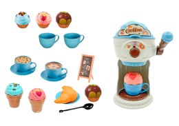LEAN Toys Zestaw Słodkości Kawiarnia Maszynka Do Lodów Filiżanki Babeczki