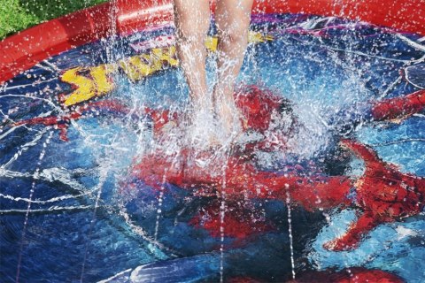 Bestway Dmuchany Brodzik Mata Z Fontanną Spider-man 165 cm Bestway 98792 Bestway Dmuchany Brodzik Mata Z Fontanną Spider-man 165 cm Bestway 98792