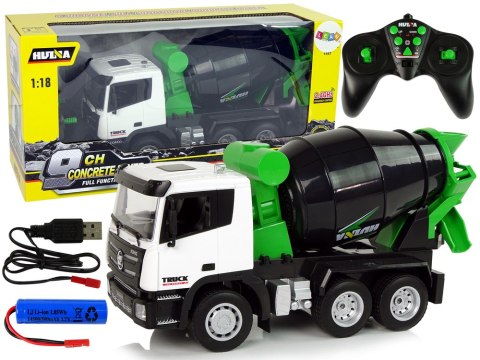 HUINA Betoniarka Zdalnie Sterowana 1:18 Czarna Huina 2,4G Obrotowa Gruszka HUINA Betoniarka Zdalnie Sterowana 1:18 Czarna Huina 2,4G Obrotowa Gruszka
