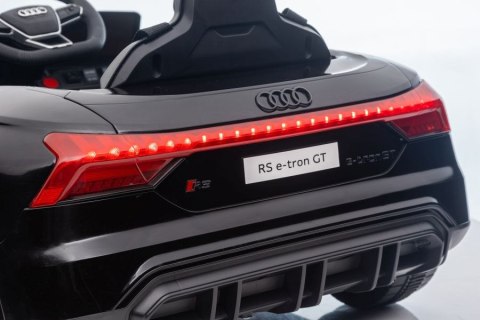 LEAN CARS Auto Na Akumulator Audi E- Tron GT Czarne QLS-6888 LEAN CARS Auto Na Akumulator Audi E- Tron GT Czarne QLS-6888