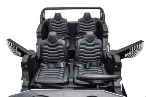 LEAN CARS Auto Na Akumulator Buggy A033 4x4 24V Biały LEAN CARS Auto Na Akumulator Buggy A033 4x4 24V Biały