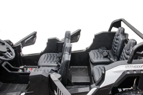 LEAN CARS Auto Na Akumulator Buggy A033 4x4 24V Biały LEAN CARS Auto Na Akumulator Buggy A033 4x4 24V Biały