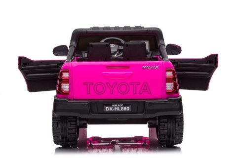 LEAN CARS Auto Na Akumulator Toyota Hilux DK-HL860 Różowe LEAN CARS Auto Na Akumulator Toyota Hilux DK-HL860 Różowe