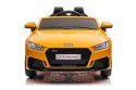 LEAN CARS Pojazd Na Akumulator Audi TT RS Żółte