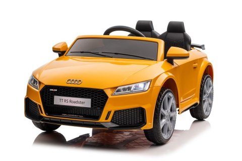 LEAN CARS Pojazd Na Akumulator Audi TT RS Żółte LEAN CARS Pojazd Na Akumulator Audi TT RS Żółte