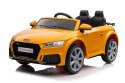 LEAN CARS Pojazd Na Akumulator Audi TT RS Żółte