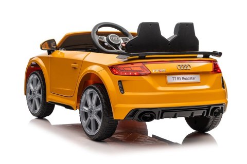 LEAN CARS Pojazd Na Akumulator Audi TT RS Żółte LEAN CARS Pojazd Na Akumulator Audi TT RS Żółte