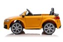 LEAN CARS Pojazd Na Akumulator Audi TT RS Żółte